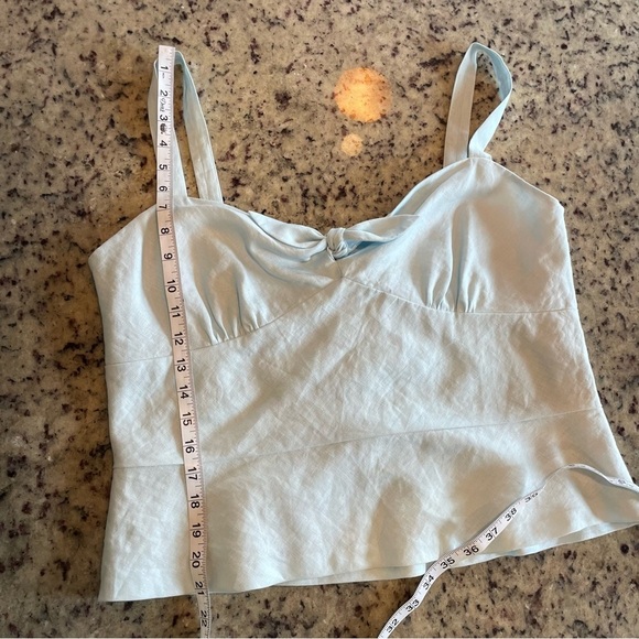 Women’s Ann Taylor loft linen tank size large - Picture 5 of 6